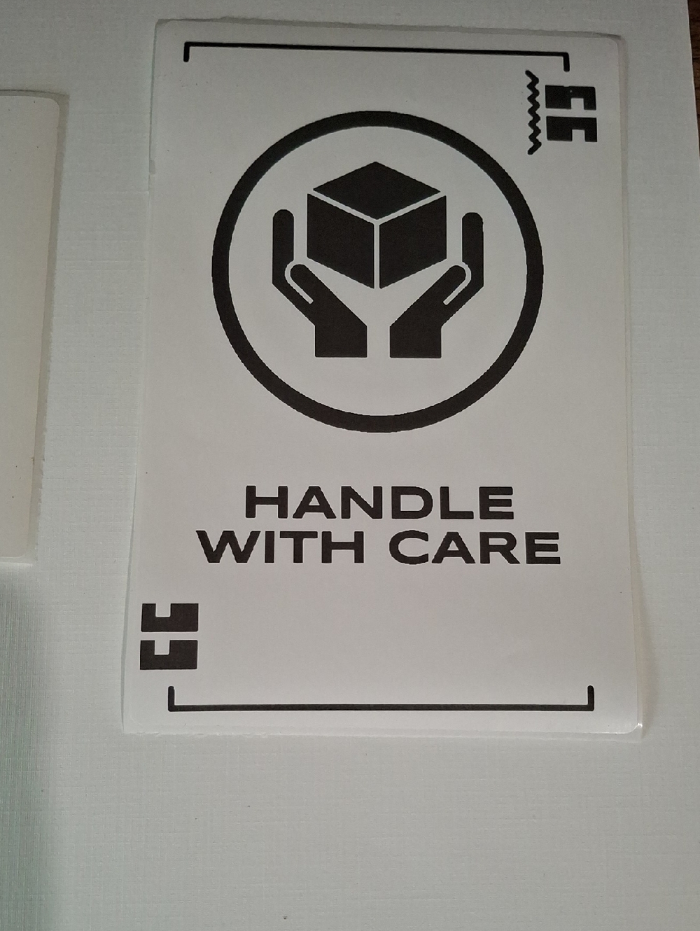 Handle With Care Protective Label Sticker - (50)